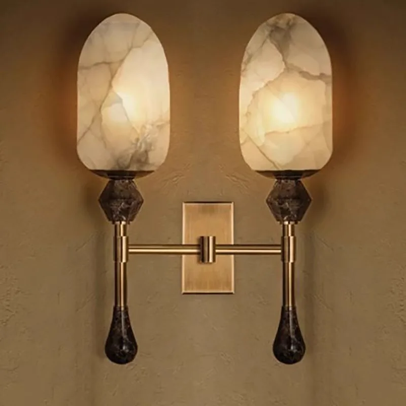 

Contemporary Luxury Wall Lamps Villa Living Room Decoration Background Wall Light Hotel Lobby Bedroom Art Interior Wall Sconces
