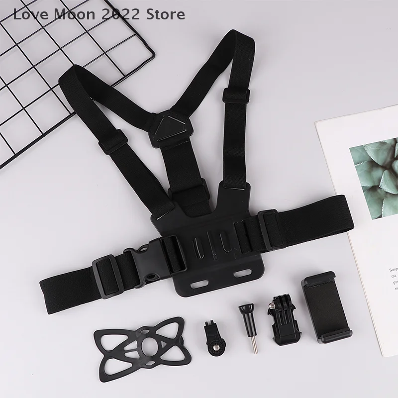 가슴 하네스 마운트 조절 가능 하네스 스트랩 탄성 가슴 벨트 (13 12 11 10 9 360 X4 X5 Action 5 Pro 카메라 액세서리용)