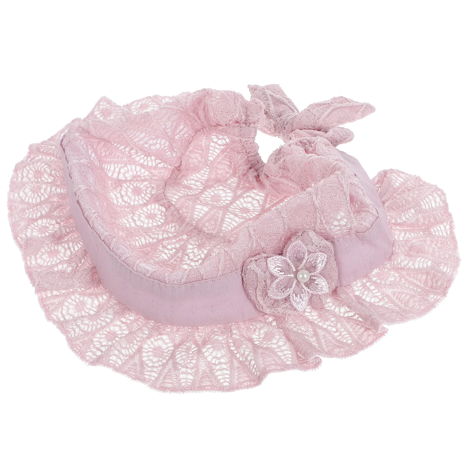 Sun Protection Baby Topper Toddler Bonnets Easter Silk Christening Lace Girls Hat