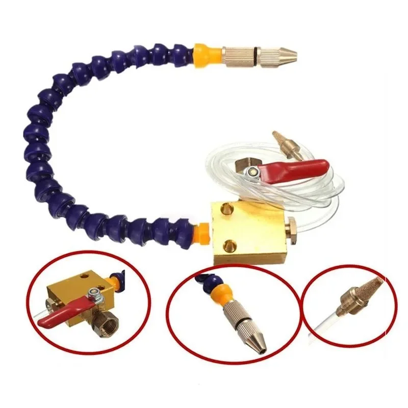 8mm Air Pipe Cooling Sprayer Mist Coolant Lubrication System for CNC Lathe Milling Drill Engraving Machine Tool