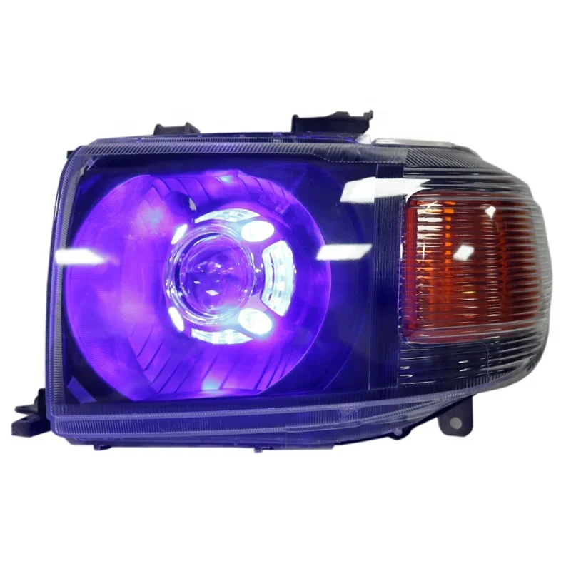 For Toyota Land Cruiser LC 79 FJ79 Headlight Assembly Head Lamp Angel Eyes With Bi-xenon Projector Lens - view 5