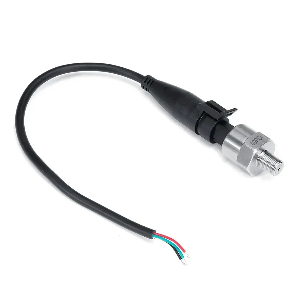 Imagem -04 - Sensor de Pressão Npt de Peça 5psi1000psi dc 5v Pressão Leve Prata e Preto Aço Inoxidável Durável