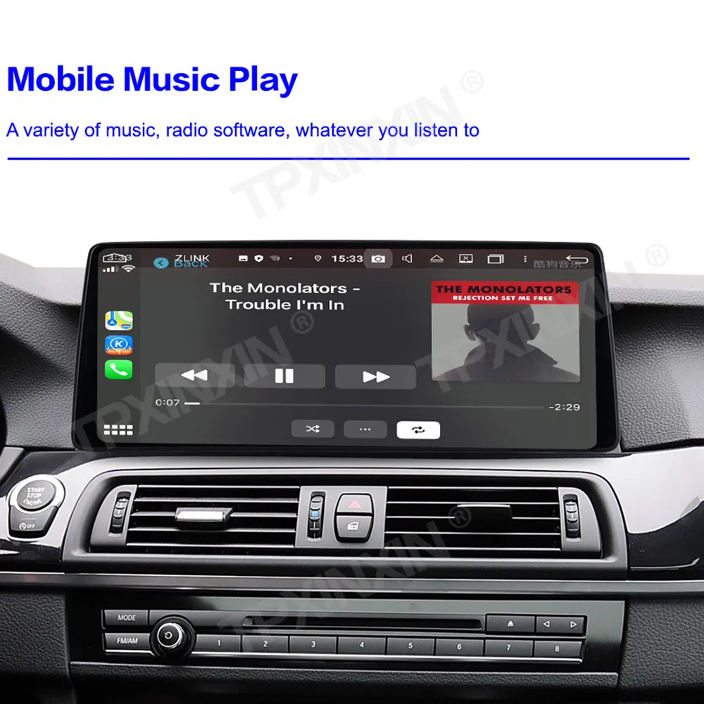 12,9 pulgadas Linux Radio de coche vídeo Android Auto Carplay para BMW 5 Series 2003 ~ 2020 reproductor Multimedia automotriz GPS Navi unidad principal
