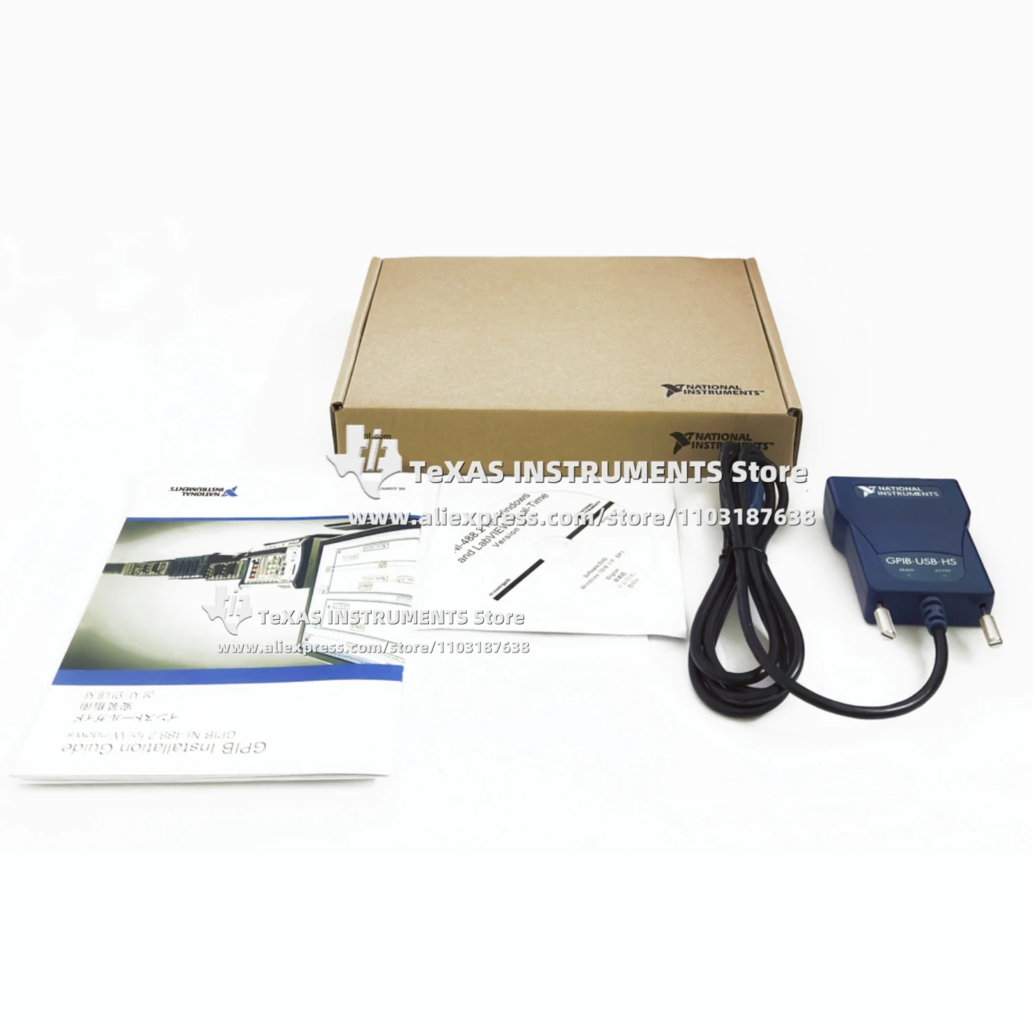【TI Official】بطاقة NI GPIB-USB-HS GPIB-US-HS GPIB إلى بطاقة USB بطاقة الحصول على NI بطاقة IEEE488 778927-01