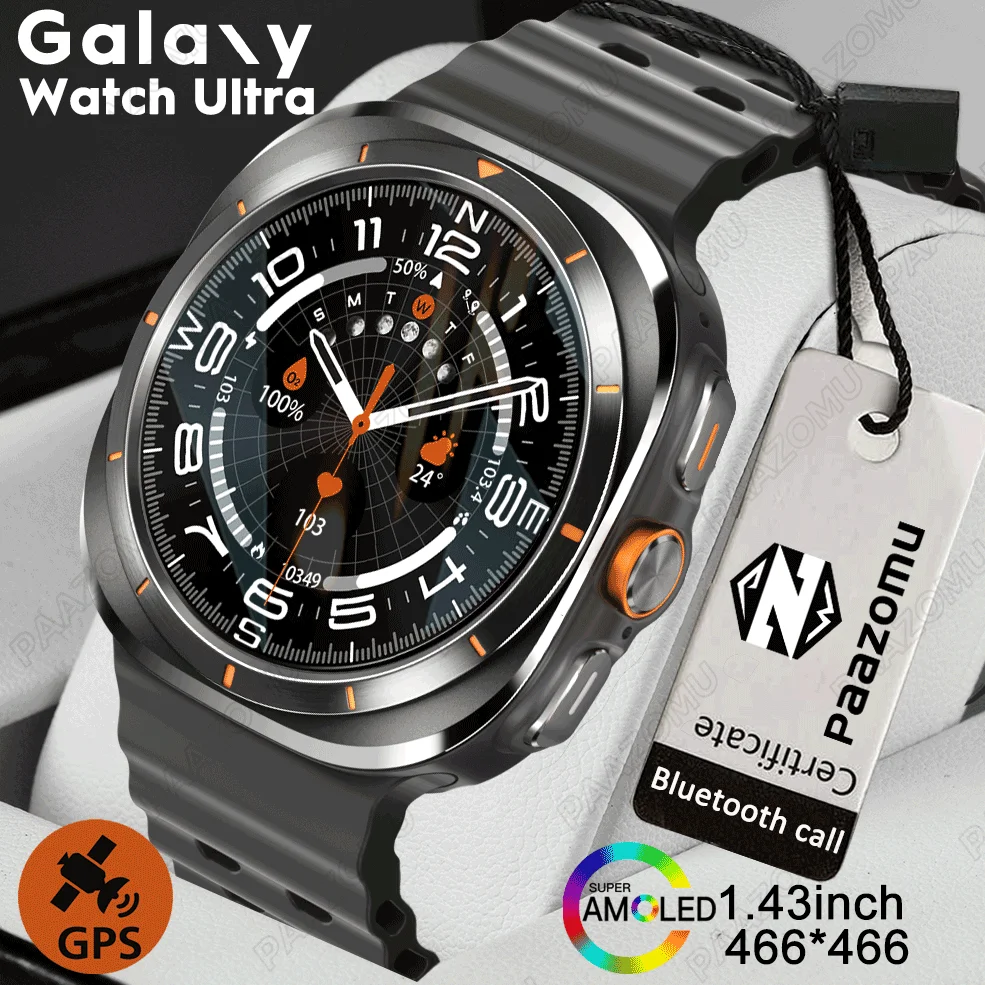 2024 New For Samsung Gala+y Watch 7 Classic Smart Watch Men Women 1.43