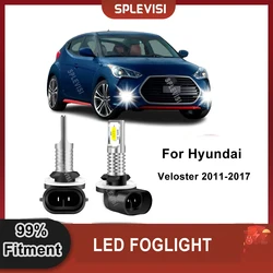 2x Car LED Fog Light Foglight Bulbs 6000K White 881 889 898 For Hyundai Veloster 2011-2017 Accent 2000-2017 Sonata 2006-2010