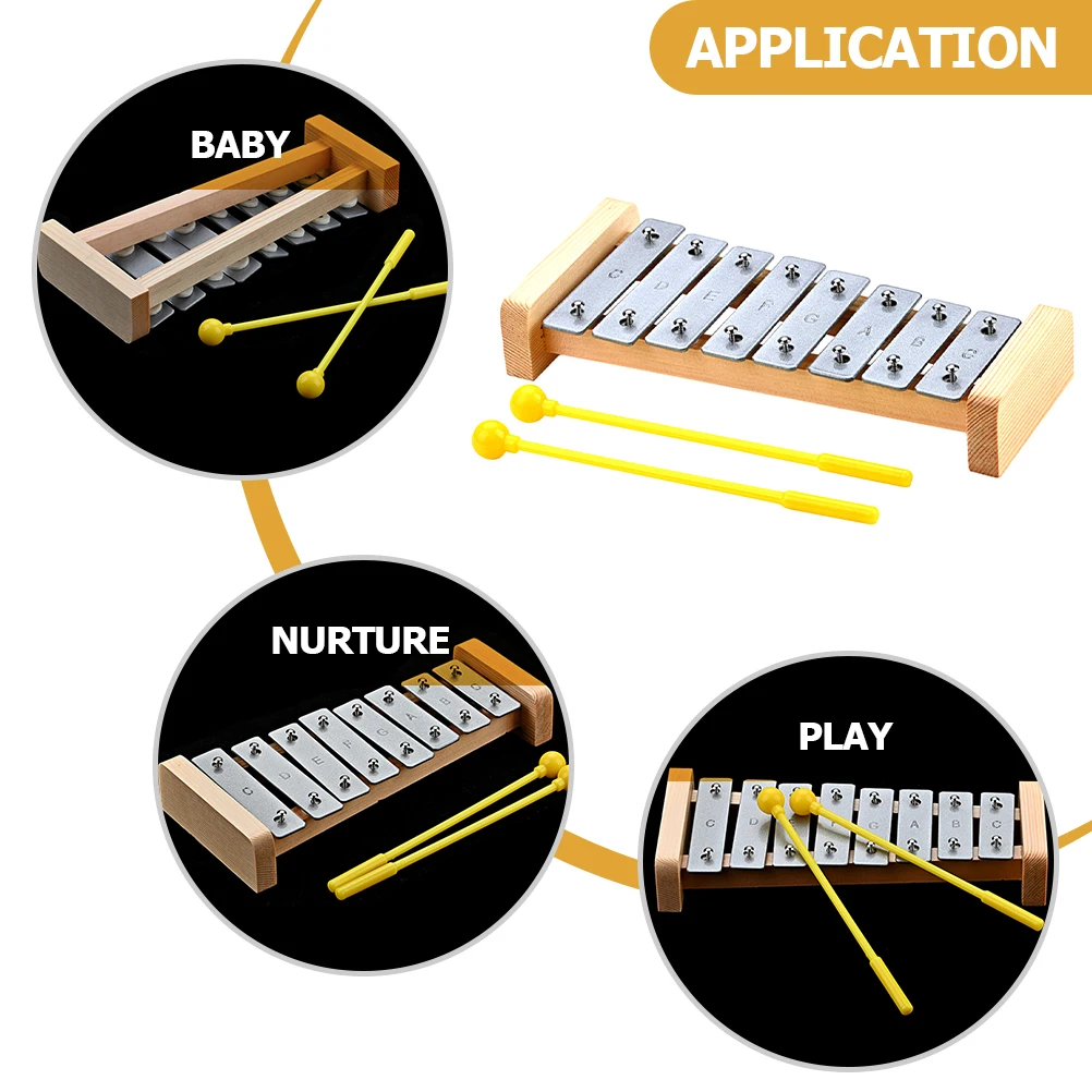 

8-tone Piano Children Musical Toy Baby Learning Toys for Toddlers Instrument Early Education Kid Xylophone Kids