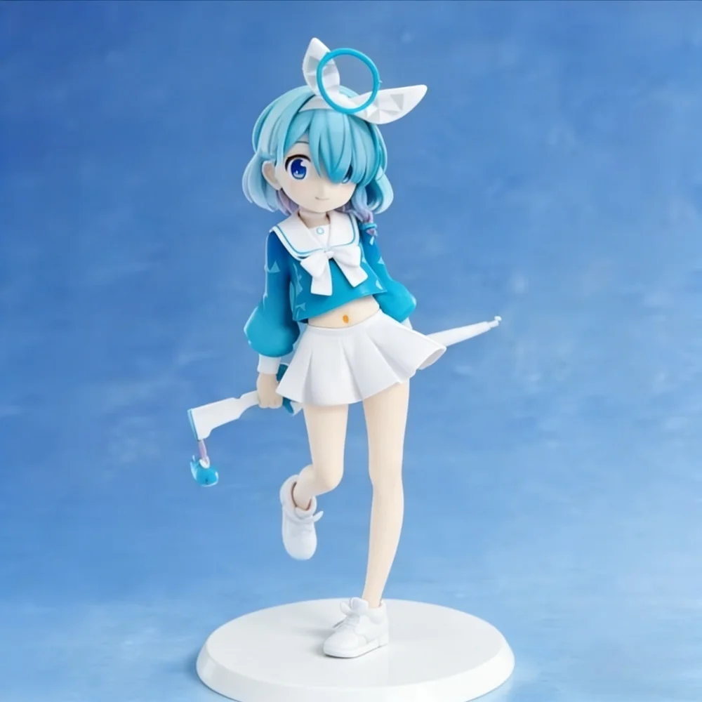 Blue Archive Arona 21cm Anime-Spielfigur Arouna Kawaii Sammlerstück PVC-Modell Puppe Fangeschenk Sammlerstück Spielzeug