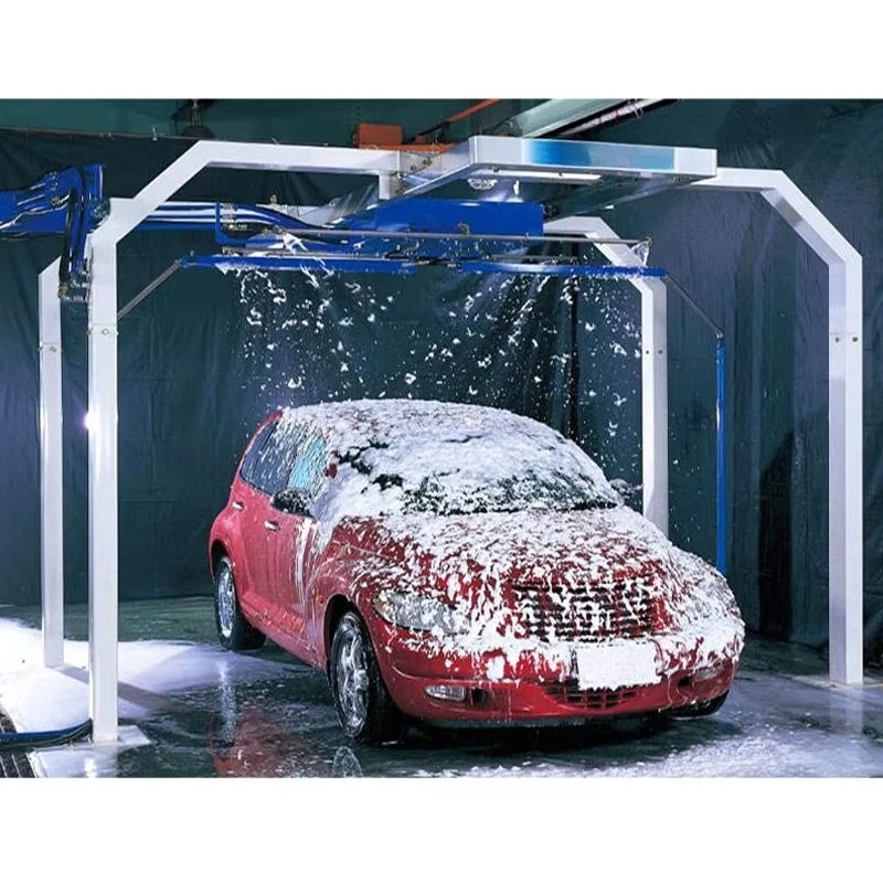 Customized New Design Rotate Double Arm Automatic Car Wash Machine Touchless Automatic Car Washing Machine For Sale