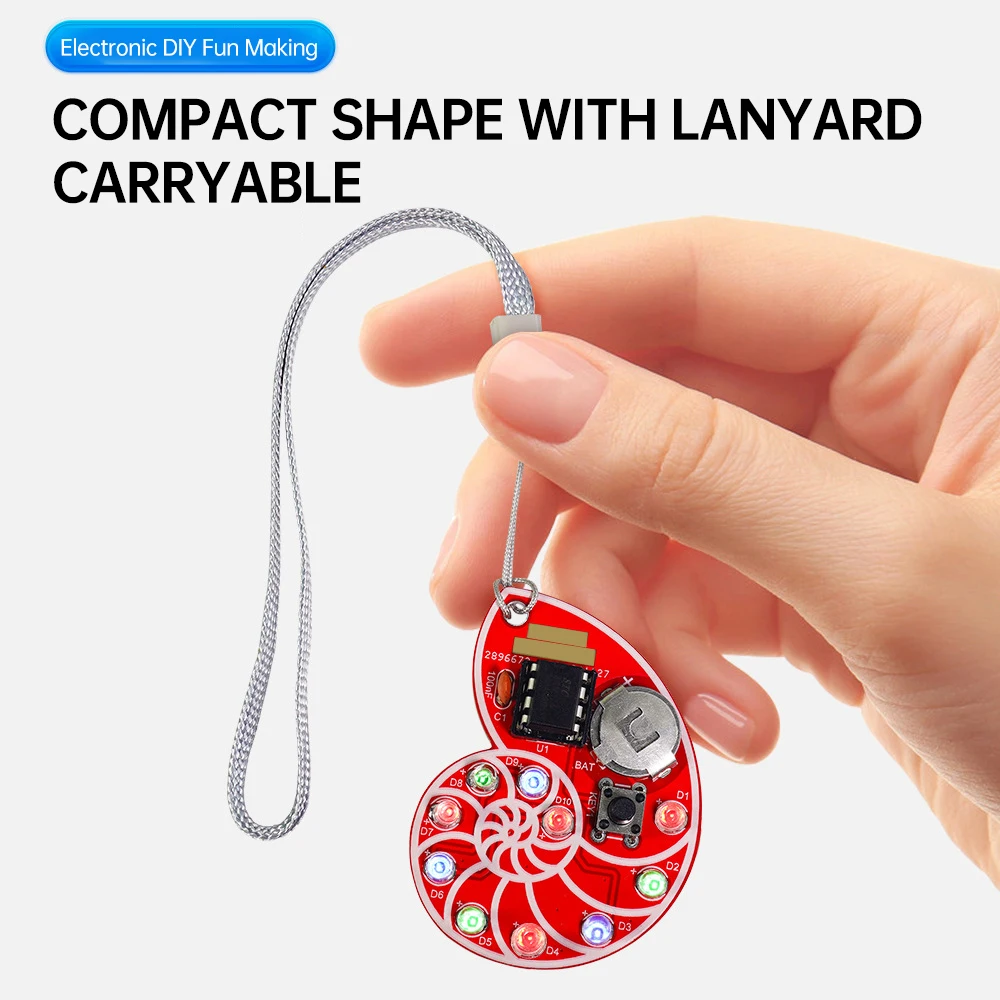 3V Soldering Learning Kit LED Seashell SMD SMT DIY Electronic Kit for Soldering Practice Learning Light Accessories