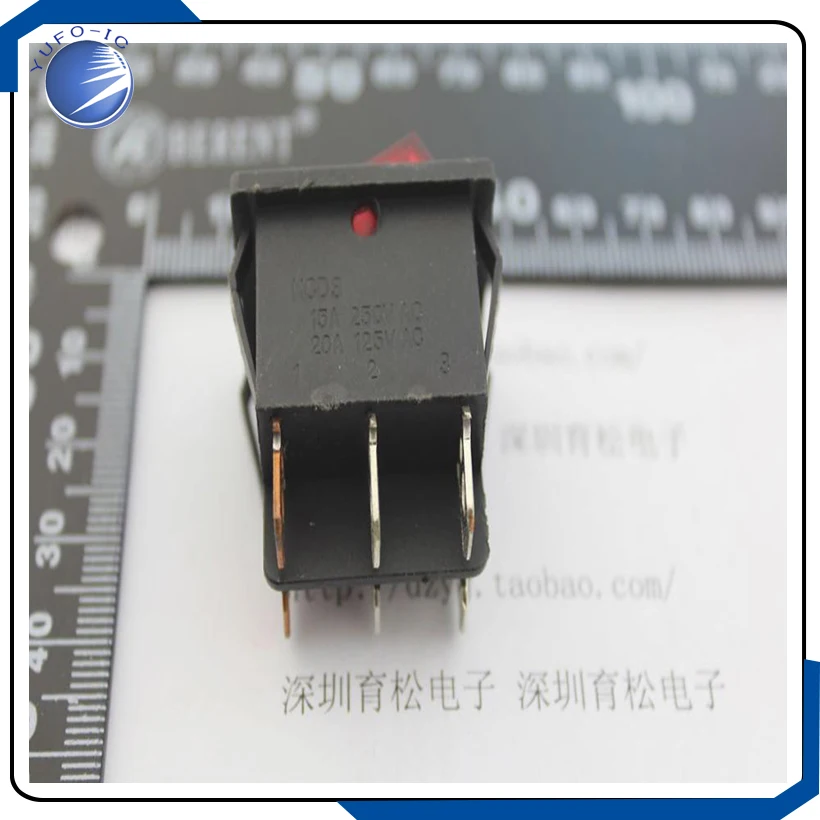 2 قطعة/الوحدة مزدوجة lioujiao الروك التبديل KCD8-212 الالكترونيات