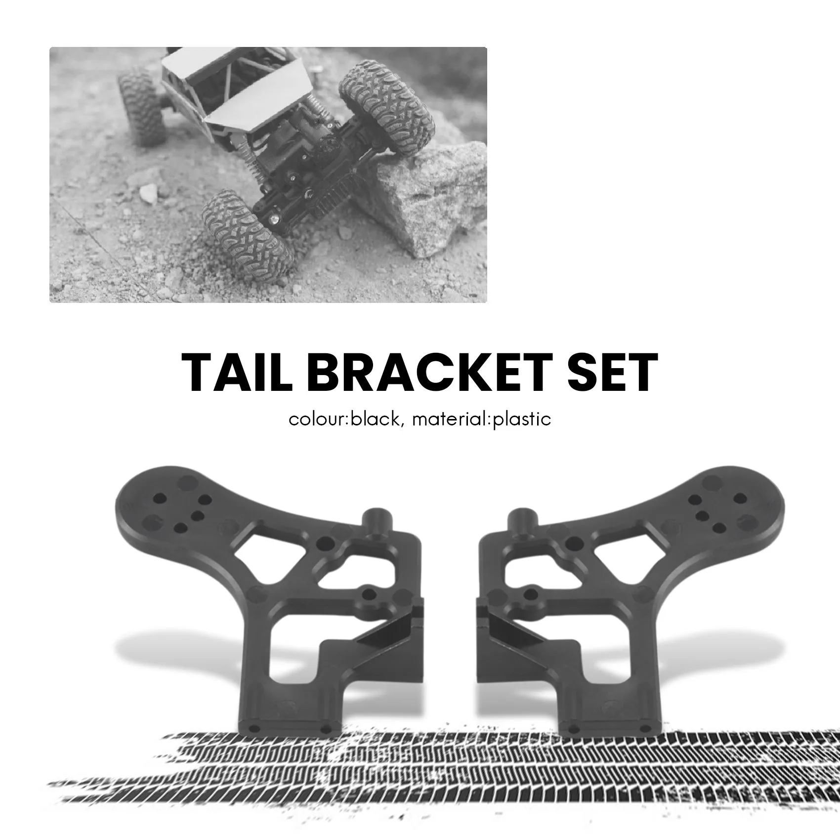 A84F-Tail Seat EB1004 For JLB Racing CHEETAH 1/10 Brushless RC Car Parts Accessories