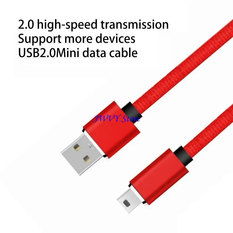 573A 미니 USB 케이블 A-Male to Mini-B 코드 USB 2.0 충전기 케이블 MP3 플레이어 GPS 범용 USB에서 미니 USB 케이블을위한 충전기 케이블