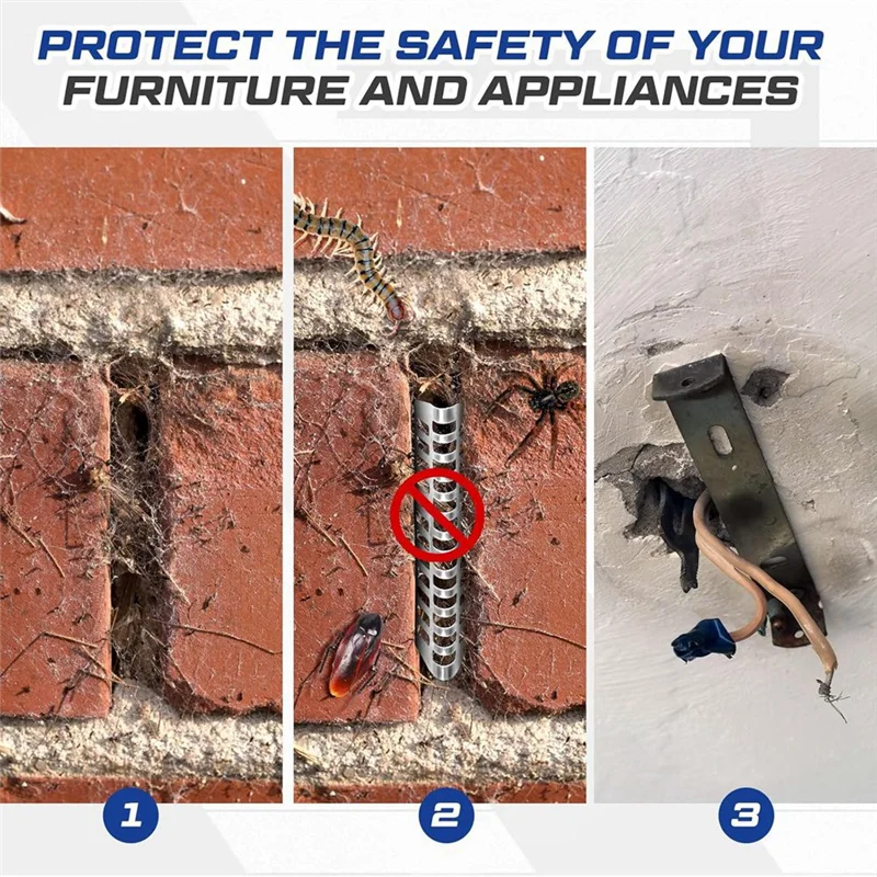 AT63-For Wall Weep Hole Insert Covers 20 قطعة 2.75 بوصة × 2.8 بوصة من الفولاذ المقاوم للصدأ لتوقف الطوب والحفاظ على الخروج