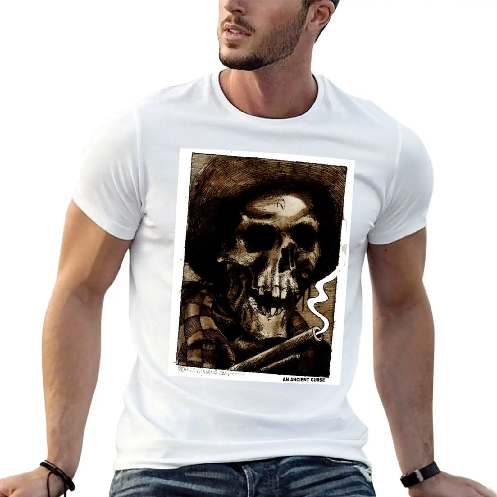 

Футболка Ancient Curse, мужская футболка, мужская футболка из 100% хлопка, люксовый бренд