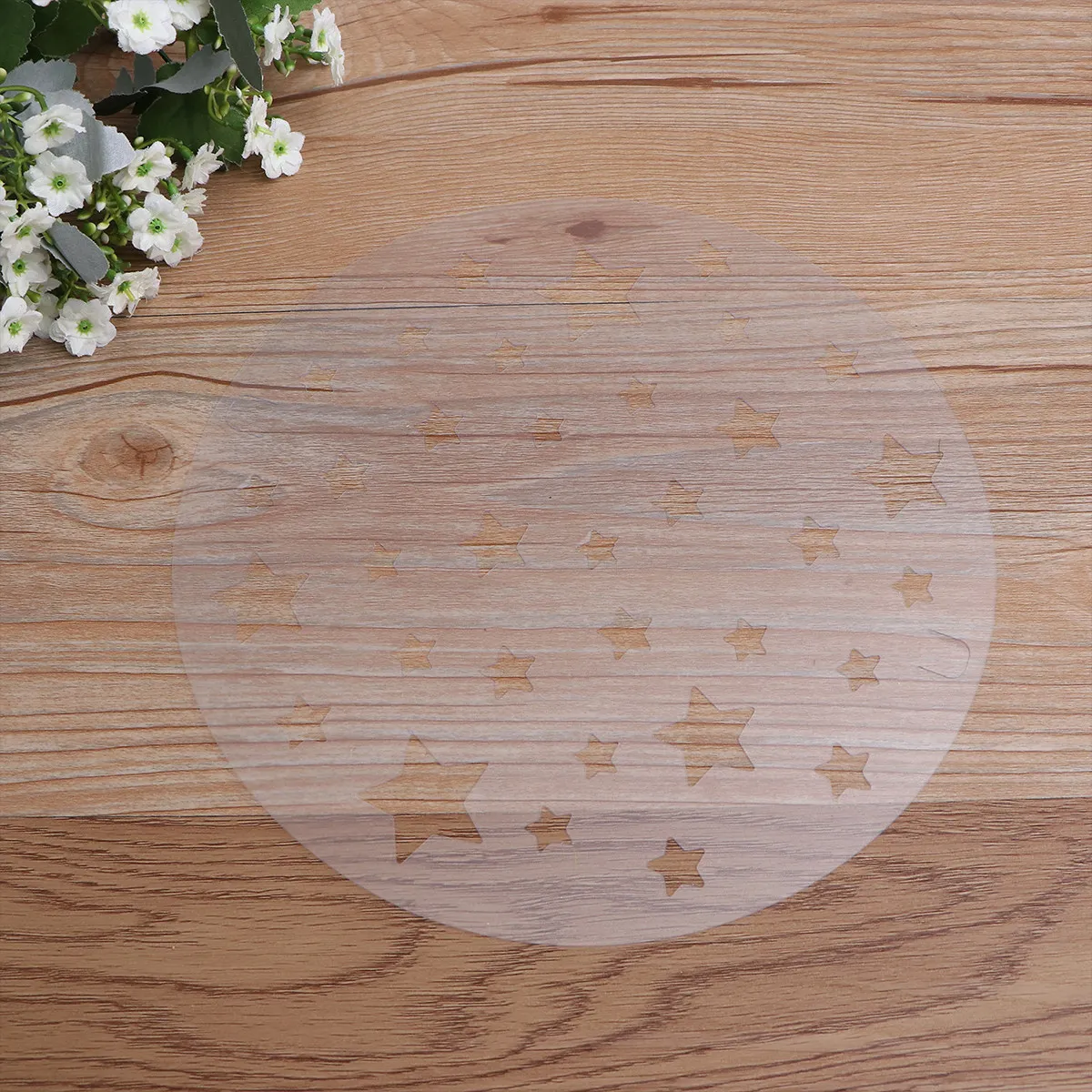 5Pcs Cake Stencil Molds Hollow Pattern Baking Tool DIY Fondant Spray Decorating Template for Chocolate Candy Jelly Dessert