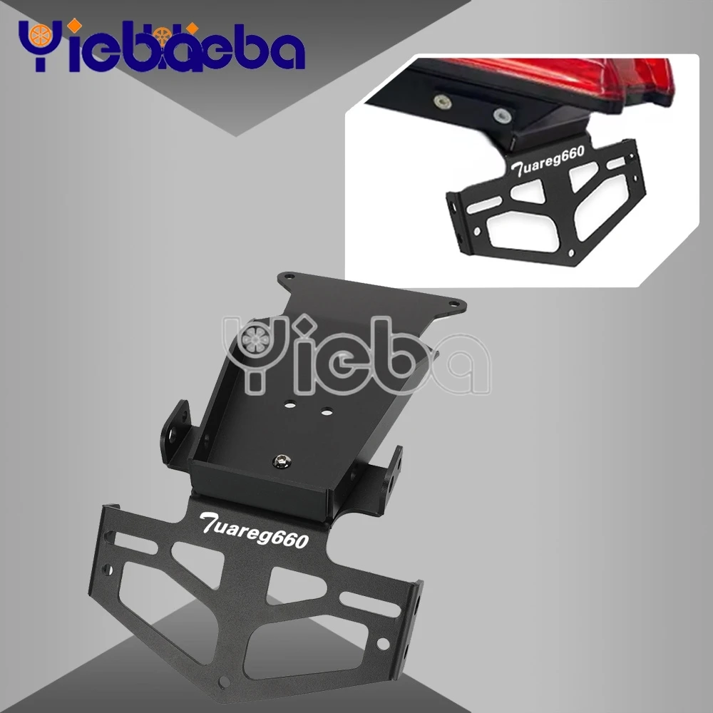 

2023 2024 2025 License Plate Holder Bracket Motor Aluminium For Aprilia Tuareg 660 2021 22 Rear Tail Tidy Fender Eliminator Kit