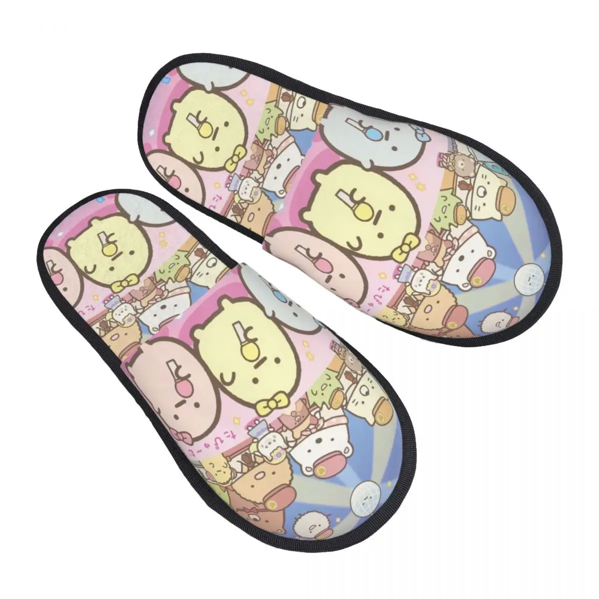 

Пользовательские Sumikko Gurashi японские мультяшные тапочки из пены с эффектом памяти женские уютные теплые аниме-игры Домашние тапочки