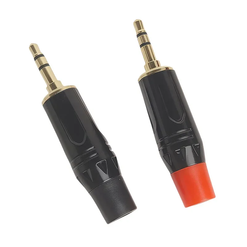 

Gold-Plated 3.5mm Stereo Audio Plug - for Headphone Microphone DIY Soldering Connector
