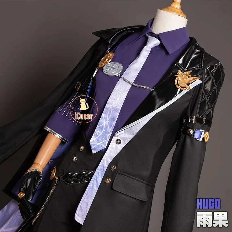 25COSZenless Zone Zero Hugo Cosplay disfraz peluca máscara sombrero Mockingbird nuevo Eridu Hugo Vlad Ravenlock fiesta de Halloween para mujeres y hombres