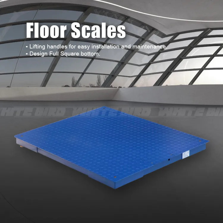 Heavy Duty Robust Capacities of 1500kg and 3000kg Connect to Indicator Industrial Digital  Floor Weighing Scale