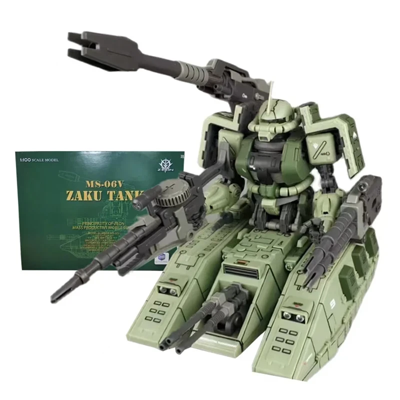 In Stock Motor King Mk 1/100 Ms-06V Green Zaku Tank Assembly Kit Principality of Zeon Gift Toy Collection for Kids Action Figure