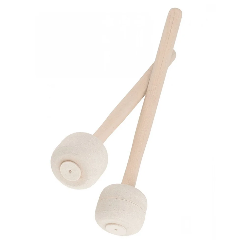 

2 Pcs Snare Drum Hammer Mallet Professional Drumsticks Percussion for Wood Marching