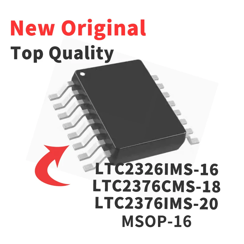 1 PCS LTC2326IMS-16 LTC2376CMS-18 LTC2376IMS-20 LTC2378CMS-16 LTC2378IMS-16 LTC2378IMS-20 LTC2380IMS-24 MSOP-16 New Original