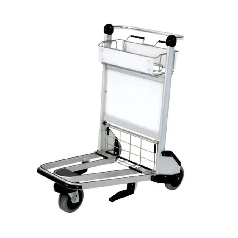 

【2026】Stainless steel 4-wheel brakeless trolley