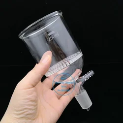 1 sztuka 30 ml/60 ml/100 ml/150 ml/250 ml/500 ml/1000 ml szklany lejek z filtrem ssącym (tłuszczony 24 # )