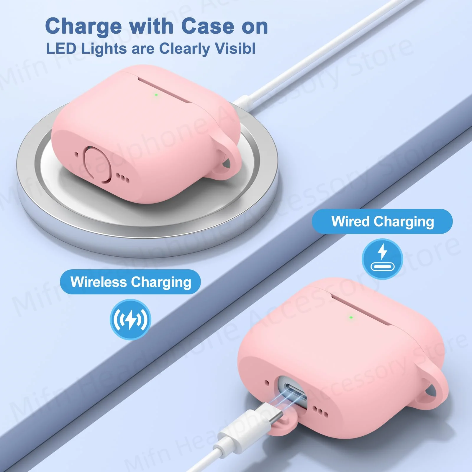 Беспроводной чехол для airpods 4, наушники с ремешком, высококачественный мягкий защитный чехол из жидкого силикона для apple airpod 4, чехол