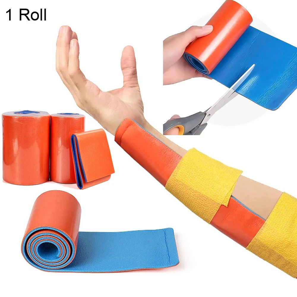 First Aid Universal Aluminum Splint Roll Medical Survival Polymer For Fixture Bone Emergency Medical Kit Outdoor Travel