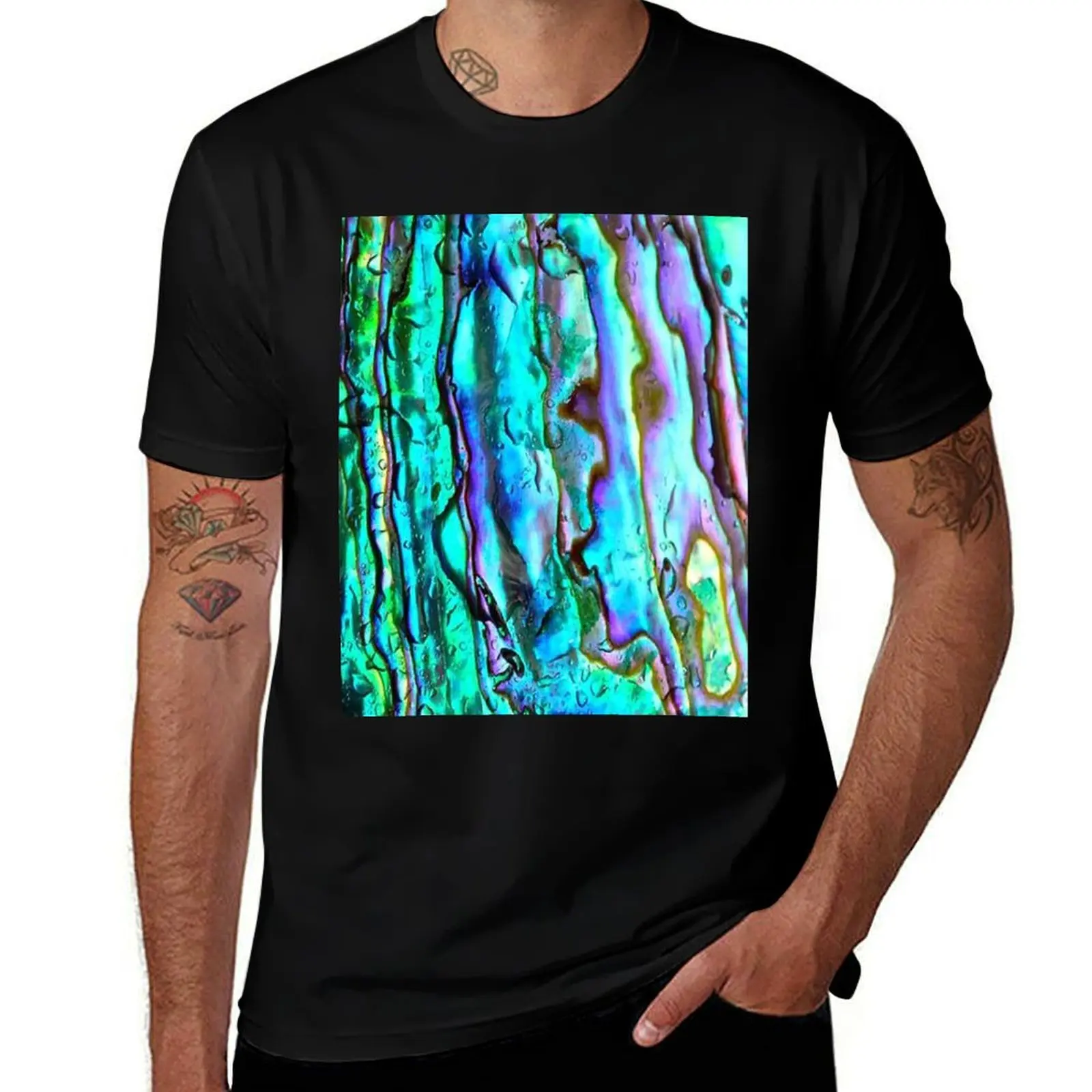 Abalone Shell T-Shirt shirts graphic oversized men workout shirt