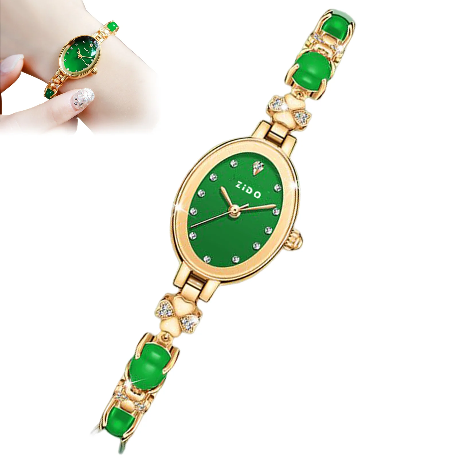 

Women's Rhinestone Watches Waterproof Quartz Analog Watch Bracelet Wristwatch for Brides Wedding Banquet Wearing new