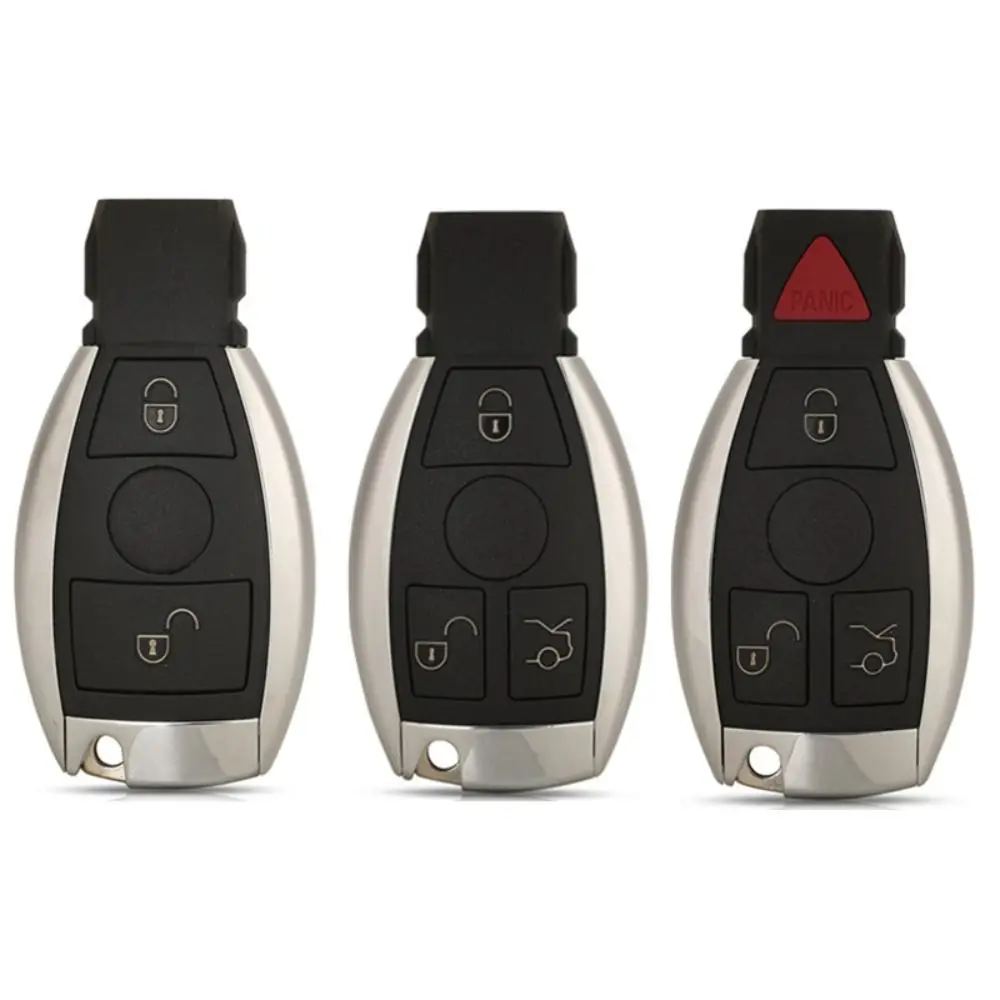 For Mercedes Benz W203 W204 W205 W210 W211 W212 W221 W222 2/3/4 Buttons BGA NEC Replace Car Remote Control Key Shell Case