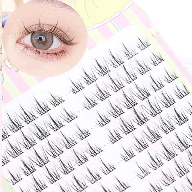 Sunflower False Eyelashes Natural Simulation Comic Eye False Eyelashes Extension Diy Makeup Individual Segmented Eye