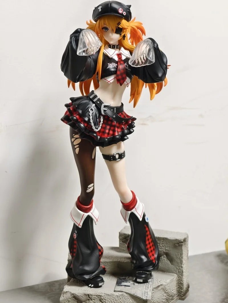 

Рок-группа, аниме-фигурки, модель Аска, 33 см, украшение в стиле рок, модель красивой девушки, статуя, коллекционная милая статуя для игрушек, подарки для детей