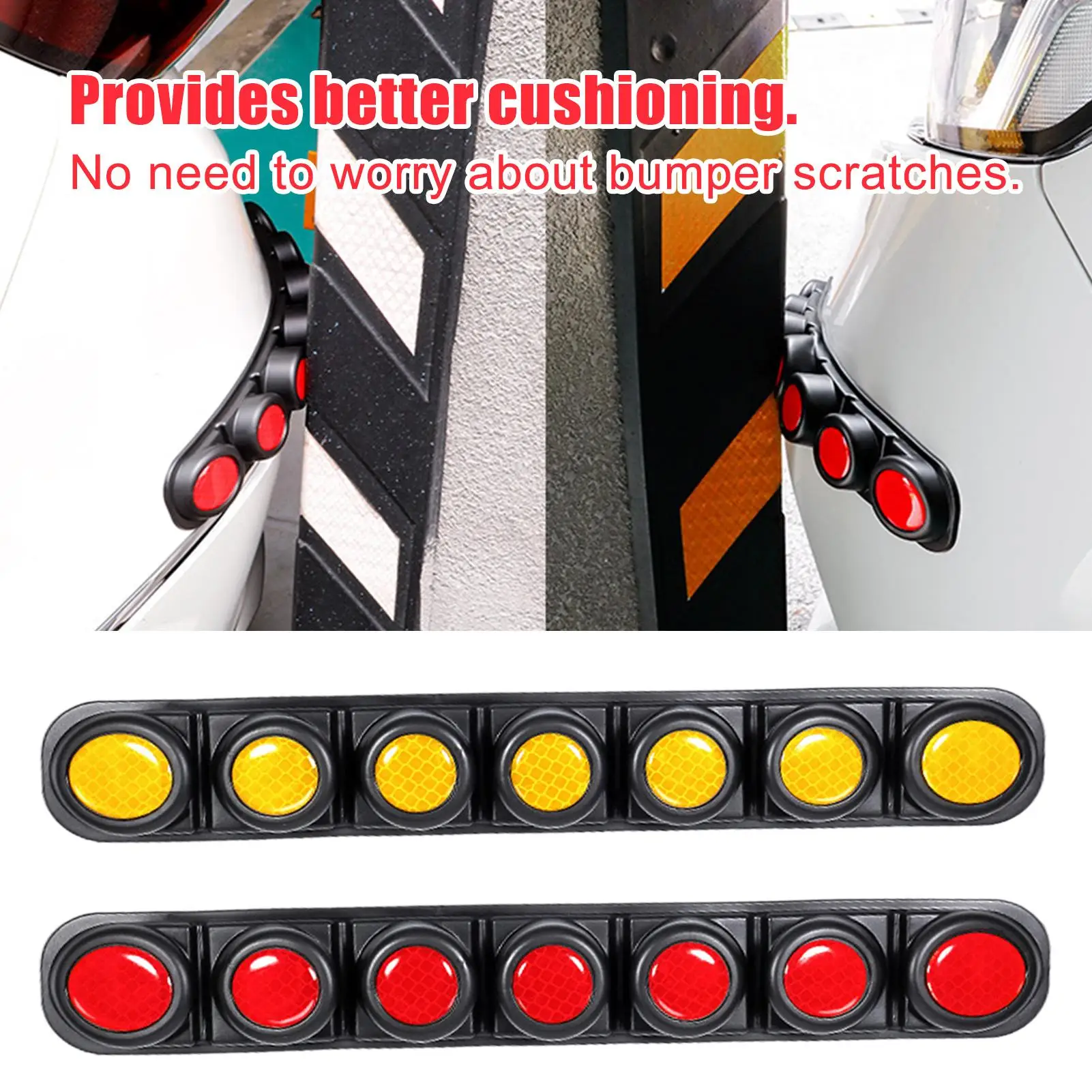 

2pcs Reflective Car Stickers, Foldable Warning Exterior Accessories, Car SUV moto Truck Front Rear Vehicle Body Night Commuting