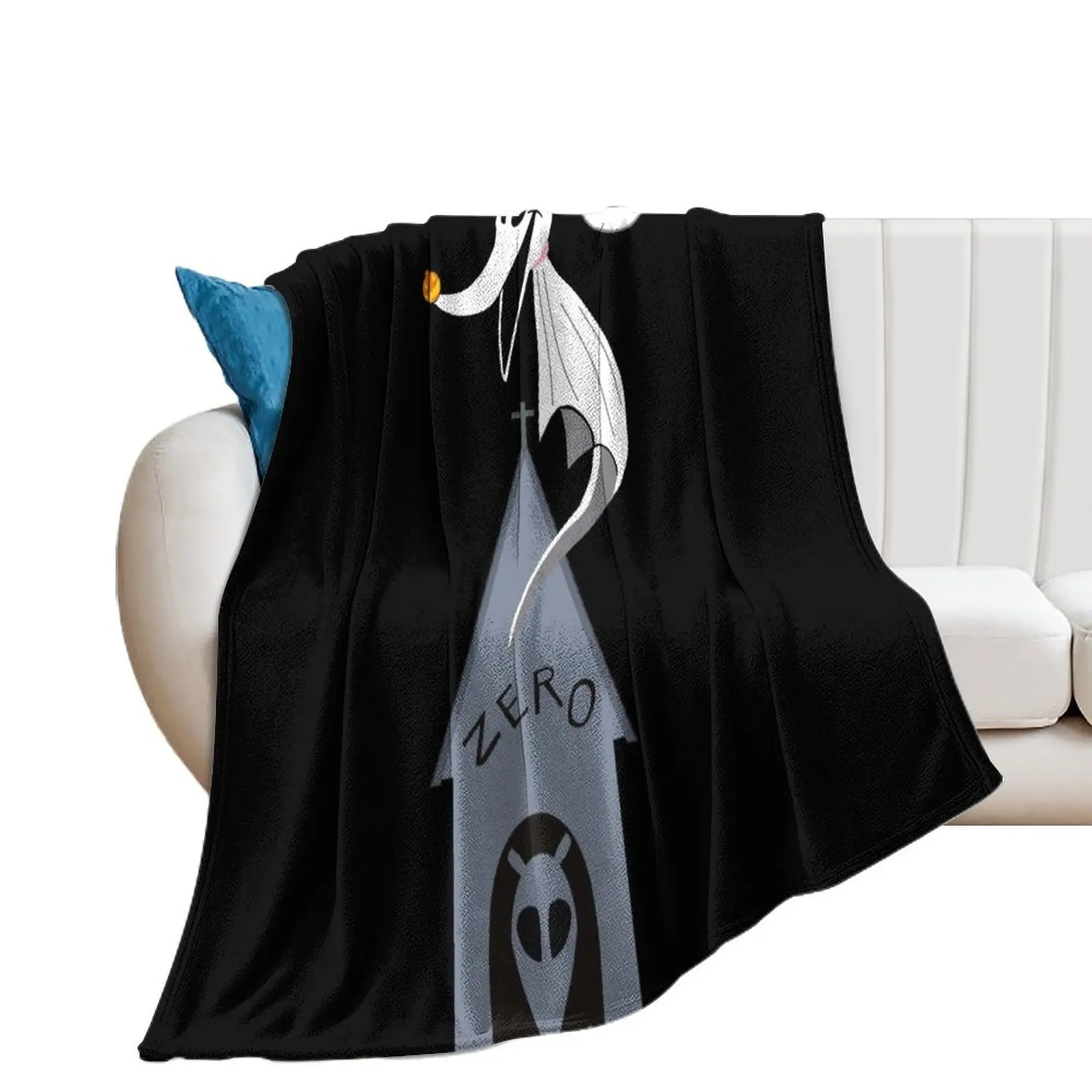 

the nightmare before christmas zero Throw Blanket Summer Beddings Flannels Bed covers Large Blankets