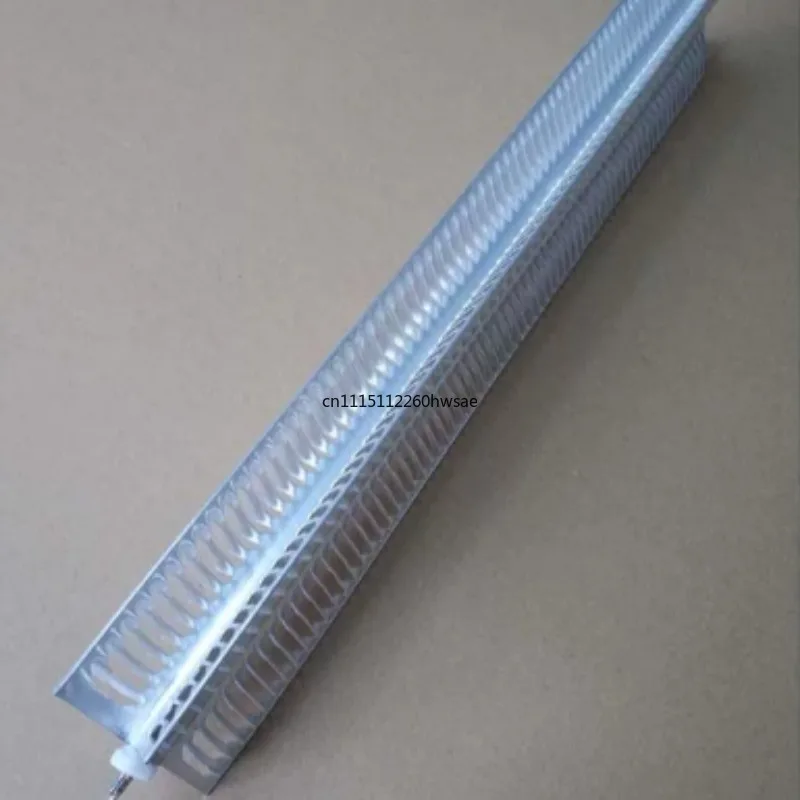 660mm 230V 2000W X Type 92 Airfoil Aluminum Fin Electric Heating Tube Skirting Line Heater Accessory 1PCS