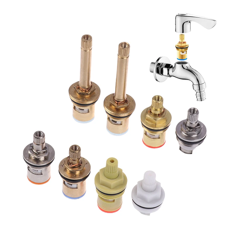1PC Universal Replacement Tap Inner Valve Kitchen Home Faucet Cartridges Bathroom Fixture Faucet Copper Valve Core