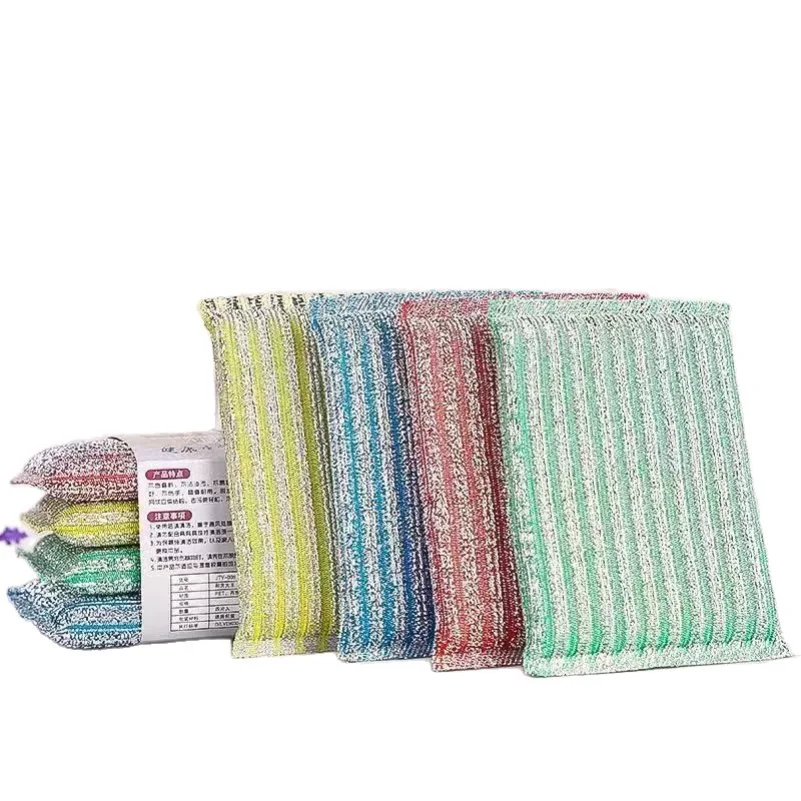 

8pcs-Double-sided Kitchen Dishwashing Sponge Household Cleaning Sponge Wipe Scouring Pad Cleaning Supplies Cleaning Tool
