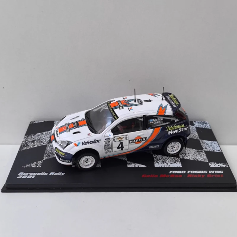

DEA масштаб 1/43 FOCUS WRC 2001 # 4-сплавная имитация модели автомобиля, статическая коллекция, украшенные праздничными подарками, игрушки, сувенирный подарок