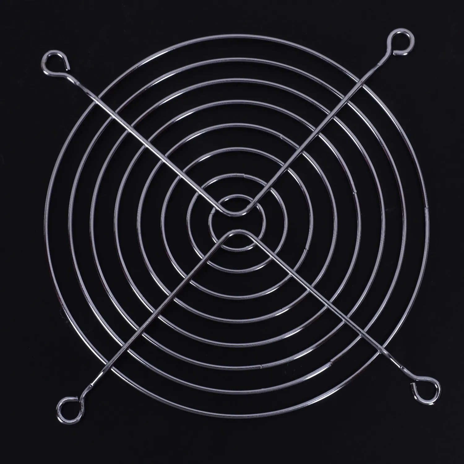 2 × شواية حماية للأصابع من الأسلاك المعدنية لمروحة حقيبة الكمبيوتر مقاس 120 × 120 مم