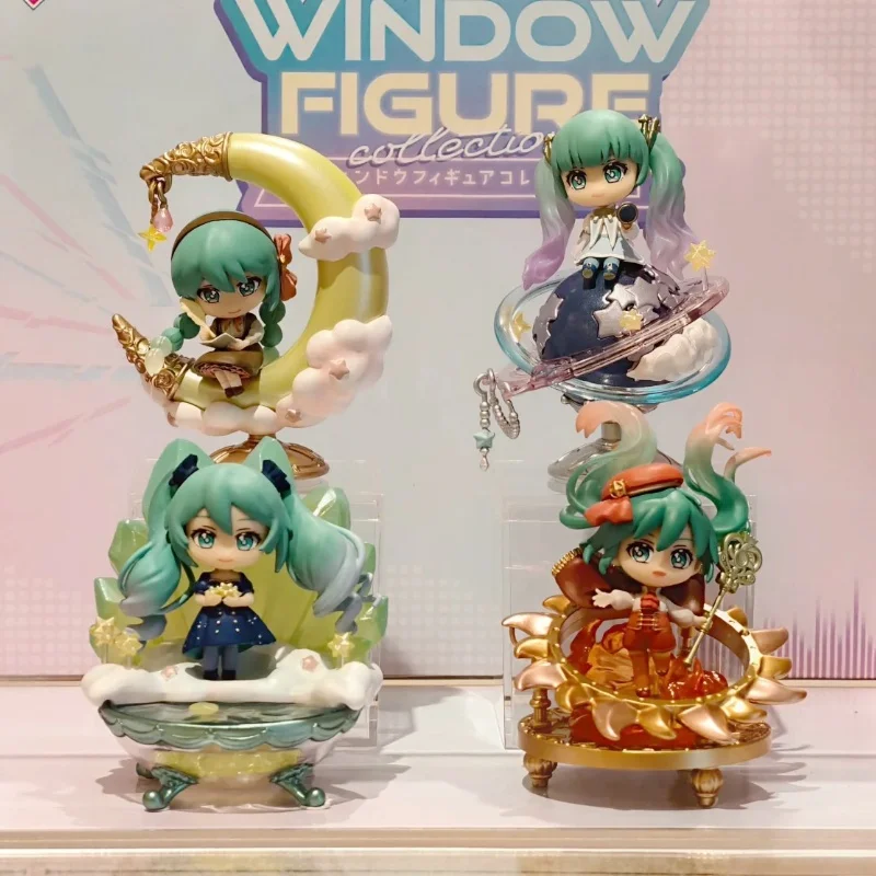 Véritable Hatsune Miku Night Sky Story boîte aveugle modèle fait à la main Placements Animation périphérique Surprise jouet cadeaux d'anniversaire