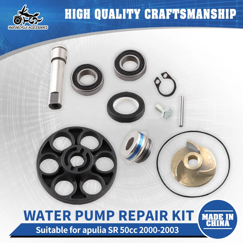 SJ Water Pump Repair Kit for Scooters Suzuki Zillion Katana LC 50cc For Aprilia SR Morini 2000 2001 2002 2003 50cc Engine