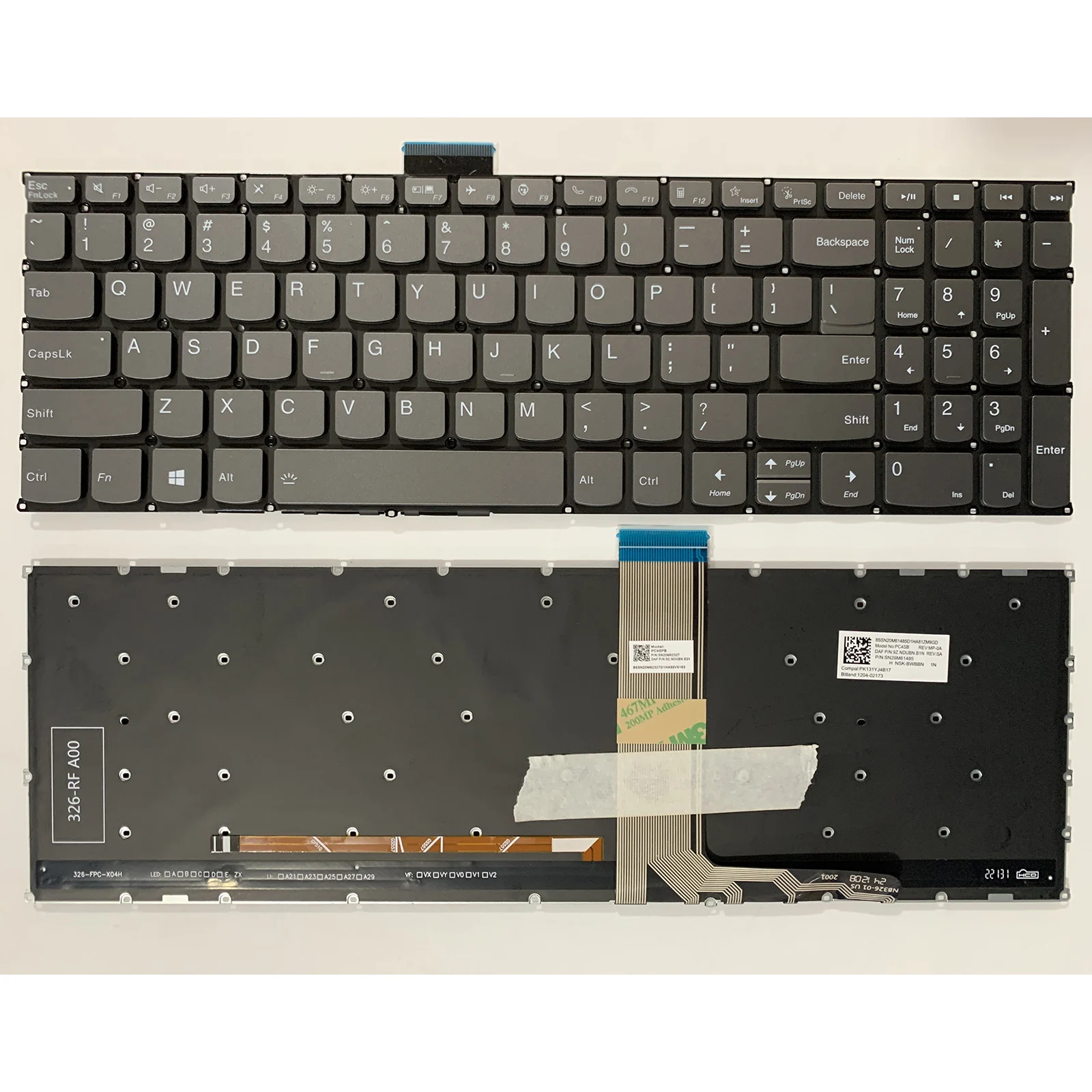 

US for Lenovo ThinkBook 15 G2 ARE/ITD 15 G3 ACL/15 G5 ABP/215 G2 NTL ALC Wei 6 15 NTL 2021 Laptop Keyboard