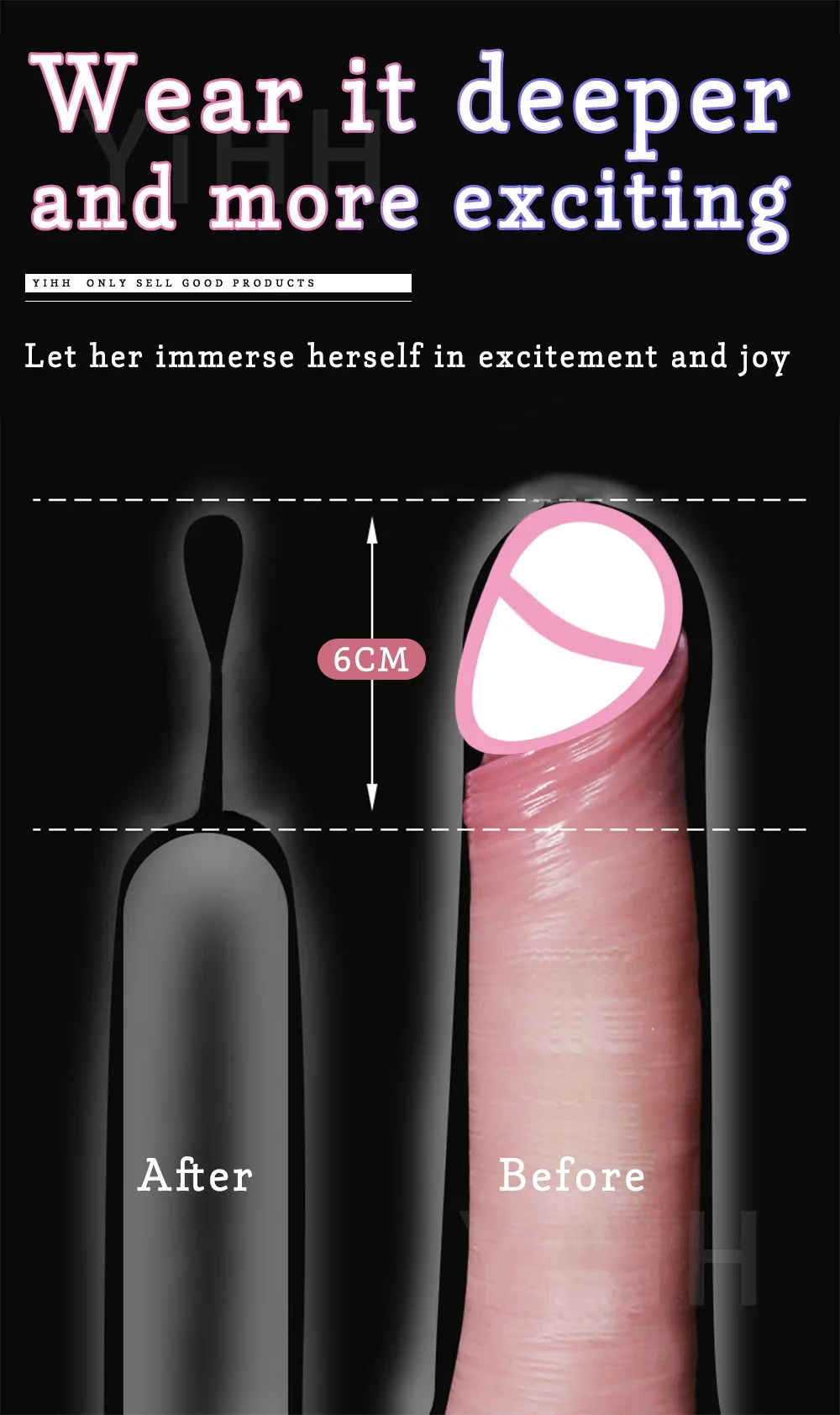 Realistic Reusable Silicone Penis Sleeve for Men
