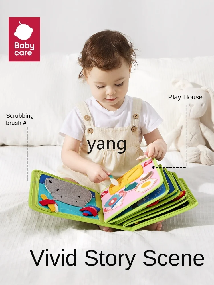 L'm'm Early Childhood Education Baby Learning Tear Tear-Proof Cloth Book Toy One-Year-Old Birthday Gift 0 1 Year Old