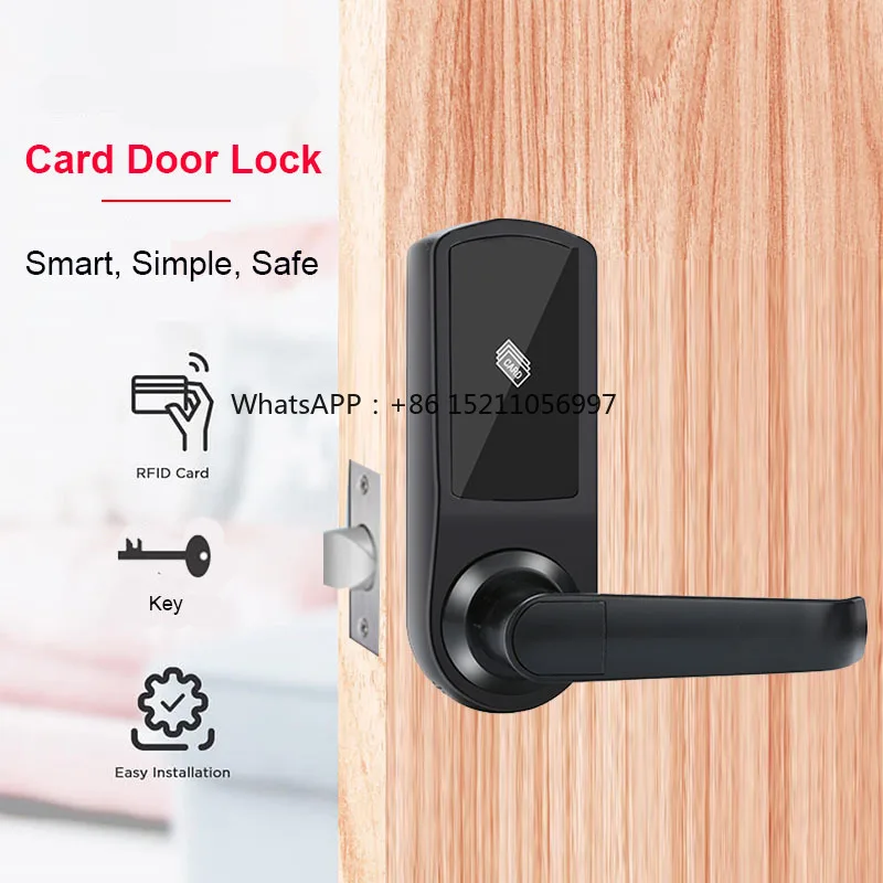 Electronic Hotel Door Locks with Deadbolt Easy Installation Smart Digital